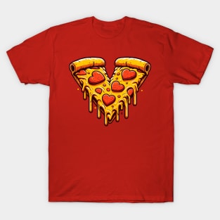 Pizza Heart Valentine's Day T-Shirt